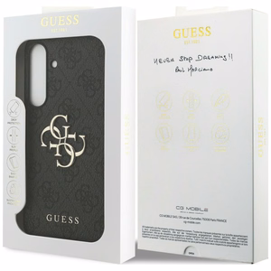 Guess Big 4G Classic Logo dėklas telefonui Samsung Galaxy S25 FE - juodas