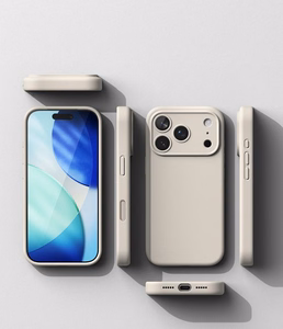 Ringke MagSafe silikoninis dėklas, skirtas iPhone 18 Pro Max – smėlio spalvos