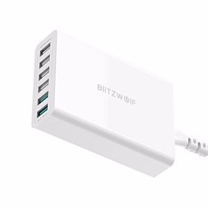 Įkroviklis Blitzwolf BW-S15, 6x USB, QC 3.0, 60 W (baltas)