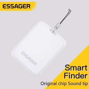 Essager Tag baltas išmanusis Bluetooth ieškiklis / sekiklis pakabukas
