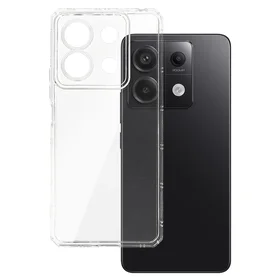 Šarvuotas smūgiams atsparus dėklas telefonui Xiaomi Redmi Note 13 Pro 5G skaidrus