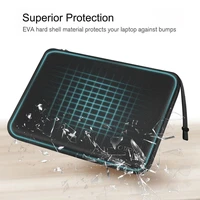 Tech-Protect Hardpouch dėklas 13-14 colių nešiojamam kompiuteriui juodas