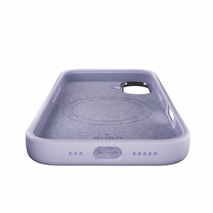 Pure Icon Magnetinis Pro skystas silikoninis dėklas iPhone 17, MagSafe suderinamas, su kameros apsauga ir aliuminio mygtukais - rožinis