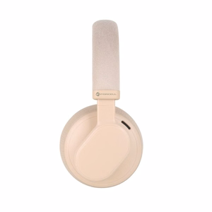 FORCELL F-AUDIO Touch Beat belaidės ausinės bluetooth ANC smėlinės