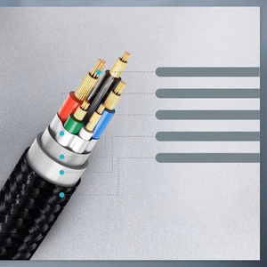 USB laidas Choetech XCC-1003 juodas Type-C / Type-C 120cm