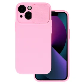 Camshield Soft dėklas telefonui (m) - šviesiai rožinis Iphone 14 Pro