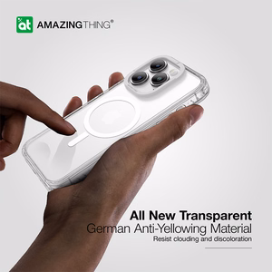 Amazing Thing Titan Pro Magnetinis dėklas telefonui 10FT IP156.7PTMCL Iphone 15 Pro Max skaidrus