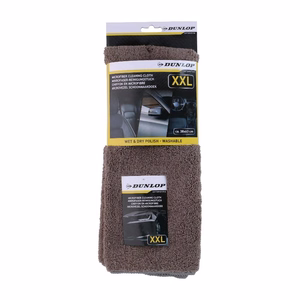 Dunlop XXL microfibre cloth for wet and dry cleaning, 38x63 cm