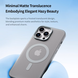 Rock Matte serijos magnetinis dėklas Iphone 16 Pro Max juodas