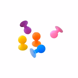 Telefono laikiklis su apvalia galvute - mėlynas