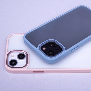 Satino matinė dėklas telefonui Samsung Galaxy S24 Plus mėlyna