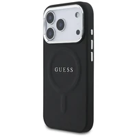Guess Classic Logo Magnetinis dėklas telefonui iPhone 17 Pro - juodas