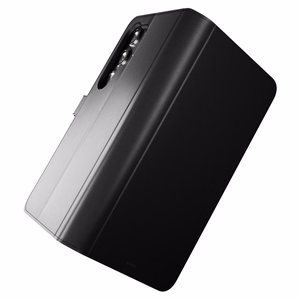 Puro atverčiamas dėklas su pinigine Samsung Galaxy S25 Ultra - juodas