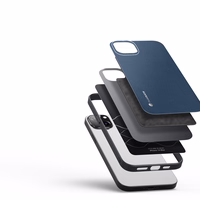 Dux Ducis Fino dėklas telefonui iPhone 14 Plus mėlynas nailoninis