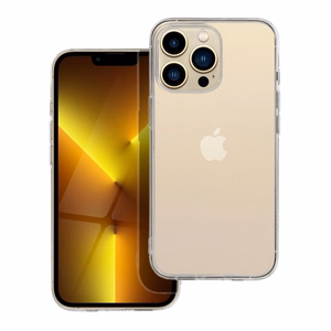 Dėklas telefonui 2 mm skaidrus skirtas IPHONE 13 Pro (kameros apsauga)