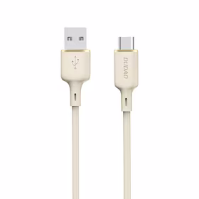 Dudao L7SC USB-A - USB-C kabelis 5A 1m - smėlio spalvos