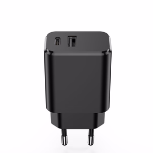 "Setty" įkroviklis 1x USB + USB-C 3A 20W, juodas