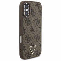 Guess 4G Strap Triangle Logo Magnetinis dėklas telefonui iPhone 17 - ruda