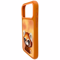 Nimmy Big Eyed Pet 2.0 Raccoon deklas iPhone 17 Pro Max - oranzinis
