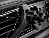 Blavec Automobilio laikiklis BH-09 magnetinis prie oro ventilio (BH09-MAVB) juodas