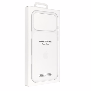 iPhone 17 Pro Max permatomas dėklas su MagSafe