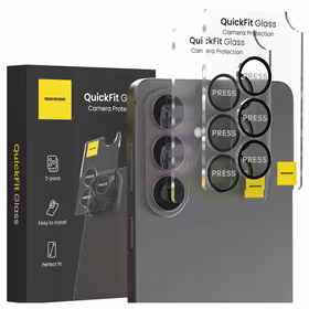 Spacecase kameros apsauginis stiklas QuickFit Galaxy S26/S26+ juodas