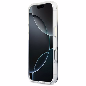 GUESS dėklas for IPHONE 17 Pro suderinamas su MagSafe GUHMP17L5HTGMCSK (IML Gradient Script Metal) juodas