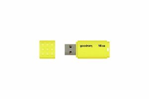 Goodram FLASHDRIVE 16GB UME2 USB Type-A 2.0 atmintinė geltonos spalvos
