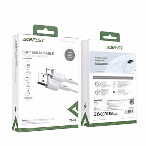 Acefast USB кабель - USB Type C 1.2m, 3A белый (C2-04 white)