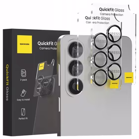 Spacecase kameros apsauginis stiklas QuickFit Galaxy S26/S26+ sidabrinis