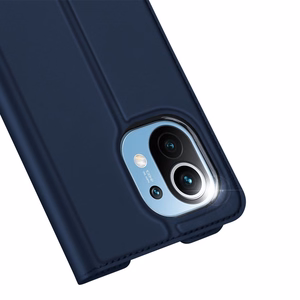 DUX DUCIS Skin Pro knygos tipo dėklas telefonui Xiaomi Mi 11 mėlynas