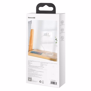 Набор кабелей Baseus Simple Wisdom Data Cable Kit USB на Micro 2.1A (2 шт./комплект) 1.5м белый