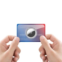 DUX DUCIS kortos formos apsauginis dėklas AirTag (2 vnt.) skaidrus + juodas