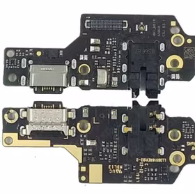 Lanksčioji jungtis Xiaomi Redmi Note 8 įkrovimo kontaktu ir mikrofonu (service pack)