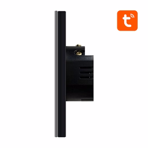 Ismanusis sviesos jungiklis ZigBee Avatto ZTS02-EU-B2 2 Way TUYA (juodas)