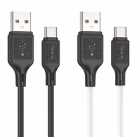 Kabelis USB-A į USB-C Hoco 3A 1 m X90 juodas