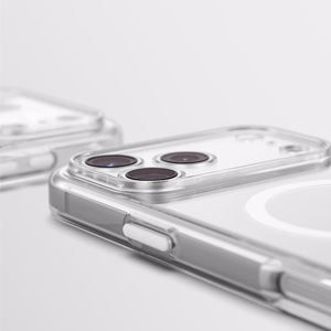AmazingThing Minimal Mag Lens dėklas, skirtas iPhone 18 Pro Max, su kameros apsauga ir dirželio tvirtinimu, suderinamas su MagSafe – spalva: skaidri