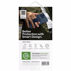 Uniq Heldro Mag Magclick įkrovimo dėklas telefonui iPhone 15 Pro Max - juoda