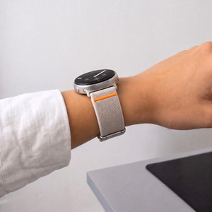 Tech-Protect Nylon Clasp dirželis, skirtas „Samsung Galaxy Watch 40/44/46 mm“ – smėlio spalvos