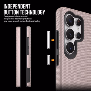 Dėklas Perfectionists Triangle Case Samsung S908 S22 Ultra 5G rožinio aukso