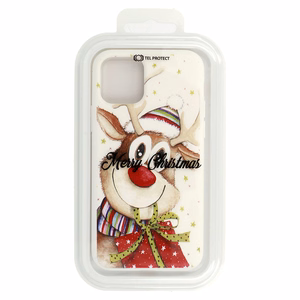 TEL PROTECT Kalėdinis dėklas telefonui Iphone 12/12 Pro, dizainas 3