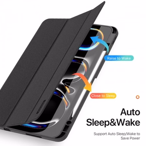 Dėklas Dux Ducis "Domo", skirtas Lenovo Tab P12 TB370 juodas