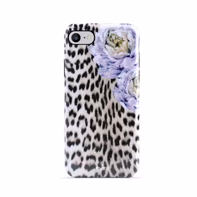 PURO Glam Sweet Leopard - dėklas iPhone SE 2020/8/7 / 6s (Leo Peonies)