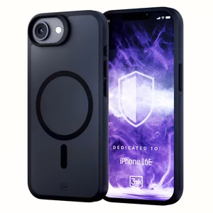 3mk Dūminis Magnetinis dėklas telefonui Apple iPhone SE4/16E - Matinis juodas