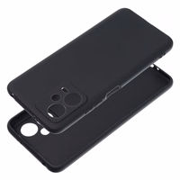 Matinis dėklas telefonui XIAOMI Redmi Note 12 5G - juodas (m)