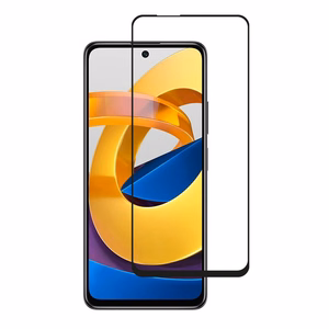 Crong 7D Nano Flexible Glass 9H visą ekraną dengiantis hibridinis apsauginis stiklas, skirtas Xiaomi POCO M4 Pro 5G
