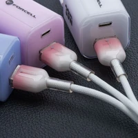 Kabelis FORCELL F-ENERGY C351 USB A į Micro USB QC3.0 2,4A 18W Gradientinis 1 m baltas (m)