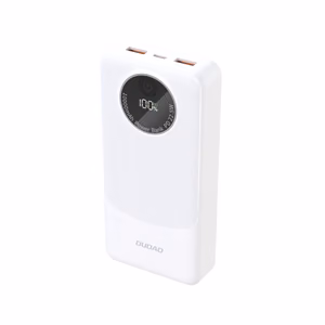 Dudao K12Pro Power Bank 22.5W PD 20000mAh USB-A, USB-C - white