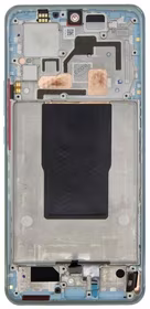 Ekranas Xiaomi 12T/12T Pro su lietimui jautriu stikliuku ir rėmeliu Blue originalus (used Grade B)