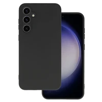 Matinis galinės dalies dėklas Samsung Galaxy S23 FE juodas